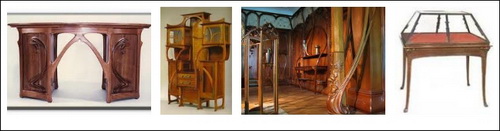 мебель Арнуво ( Art Nouveau )