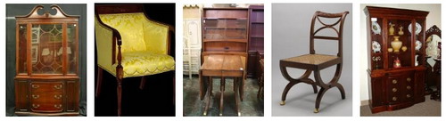 стиль мебели Дункана Фифа - характерные особенности, комоды, кресла, столы