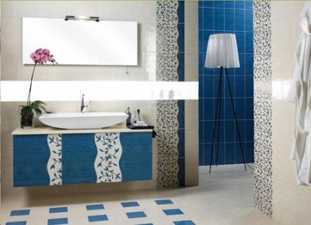Дизайн ванной в синих цветах - Ванная комната дизайн фото фото