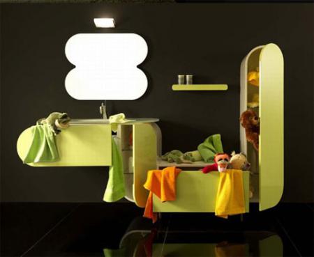 Весёленький дизайн детской ванной комнаты - Ванная комната дизайн фото фото