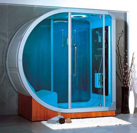 Необычная душевая кабина - Ванная комната дизайн фото фото