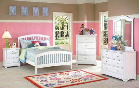 Дизайн детской в белых тонах - Мебель для детской комнаты фото
