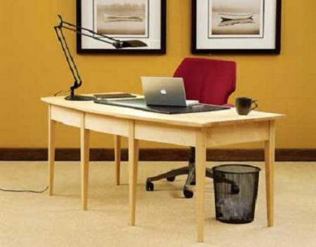 Деревянный компьютерный стол - Мебель для кабинета фото
