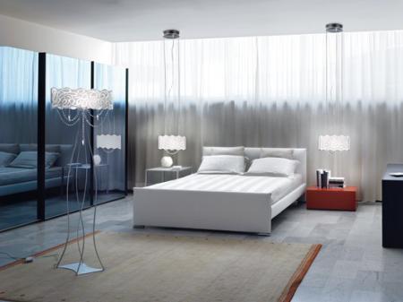 Просторная спальня - Дизайн интерьера спальни и мебель фото
