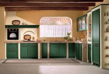 Модульная кухня в интерьере прованс - Интерьер кухни (кухонная мебель) фото
