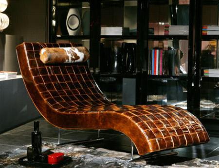 Современная мебель Шезлонг из Casa Nova - Amaka кожаный шезлонг - Кресла, полукресла, стулья фото