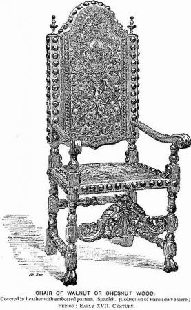 Кресло начала XVII века 