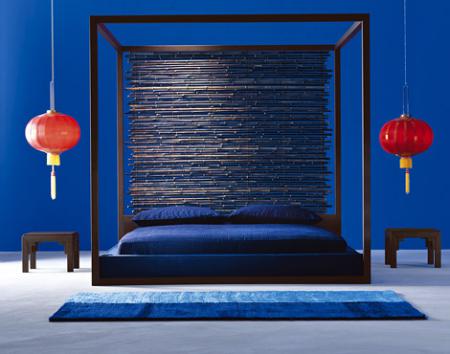 Зеленая кровать от Gervasoni - кровати Otto из бамбука - Разное фото