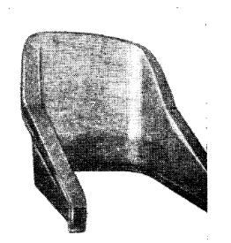 Каркас кресла из формованного пенополистирола 