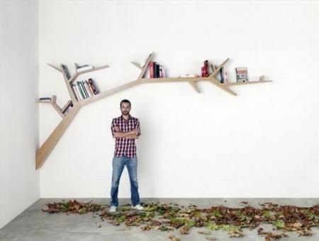 10 лучших идей для дизайна современных книжных полок