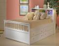 Мебель для детской комнаты - Красивая кровать с ящиками для хранения вещей