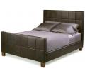 Мягкая мебель - Кровать из кожи La Difference - современная кровать из кожи