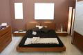 Дизайн интерьера спальни и мебель - Современная минималистичная спальня