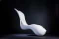 Кресло-качалка Bodice белого цвета от Splinter Works